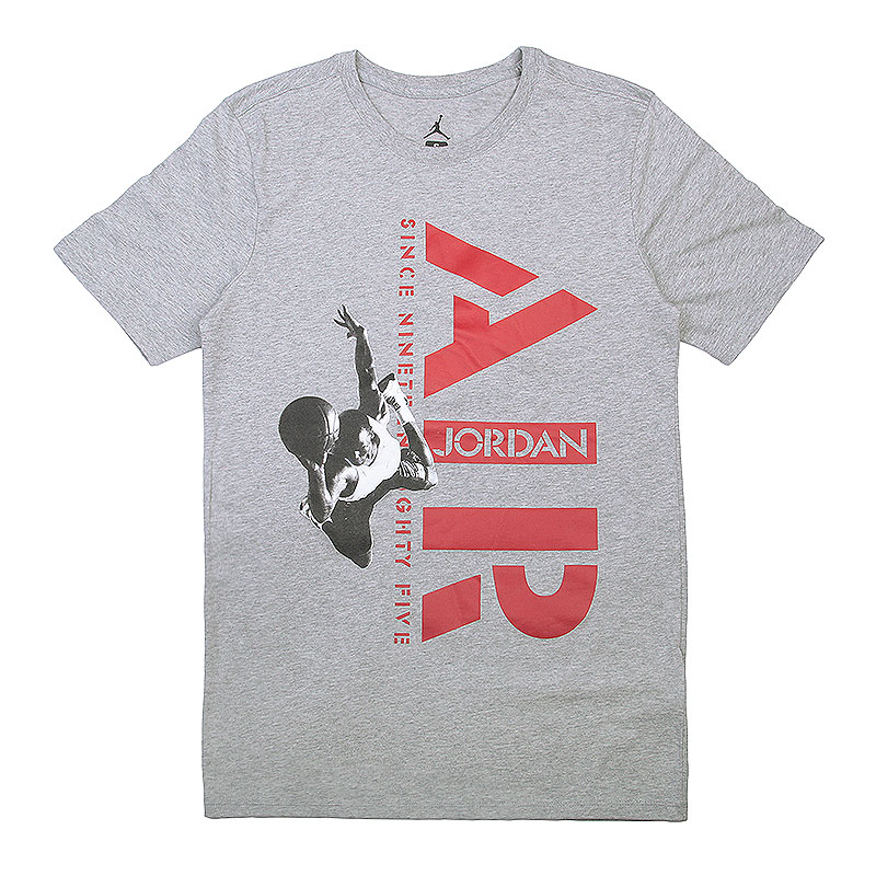 мужская серая футболка Jordan Since 725021-063 - цена, описание, фото 1